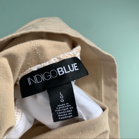 Maternity White Jeans size L cropped length - Picture 2 of 8